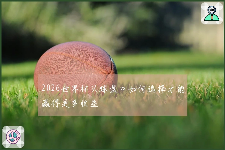 2026世界杯买球盘口如何选择才能赢得更多收益
